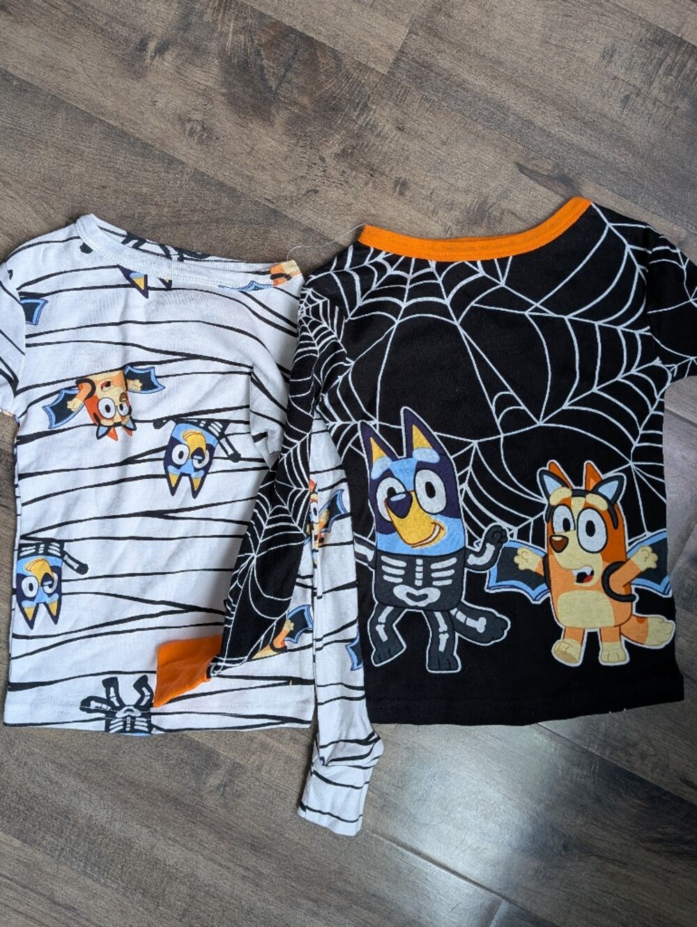 NWT Bluey Halloween Pajama Tops 2-Pack (Size 4T)